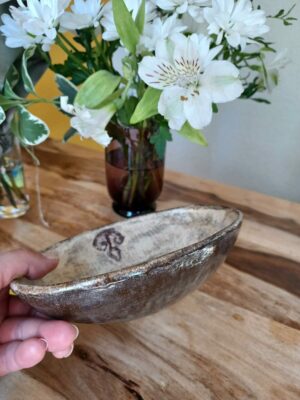 Schale Erdton - Oval – Bild 3