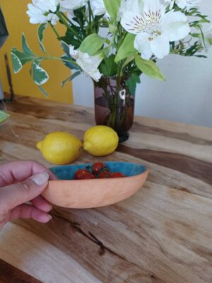 Runde Schale Türkis – Bild 2