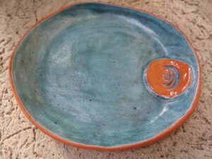 Meerblauer Teller – Bild 2