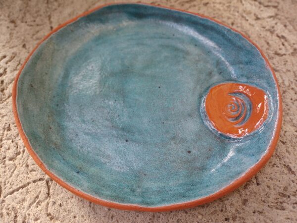 Meerblauer Teller – Bild 2